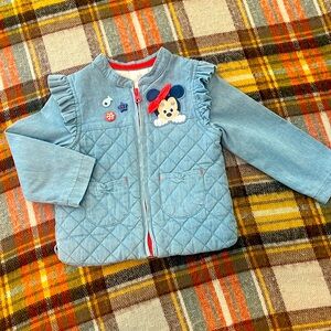 ☀️ 3 / 15 ☀️ Disney Zip up soft Jacket